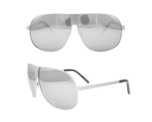 [SV38-11414-29S] SABRE COPS SUCK SILVER METAL/BLACK TIPS REFLECTIVE 09S