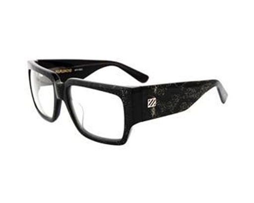 [SV71-14512-11S] PARANOID RX BLACK GOLD SWIRLS CLEAR LENS 11S