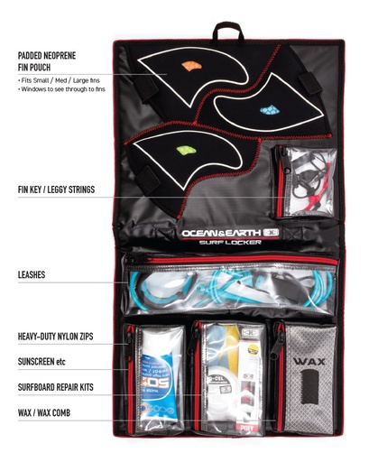 [AMTS28] ONE SURF LOCKER 2-FOLD TRAVEL BAG