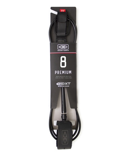 ONE PREMIUM XT 8'0" ONE PIECE LEASH