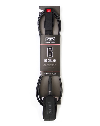 ONE REGULAR 6'0" MOULDED LEASH