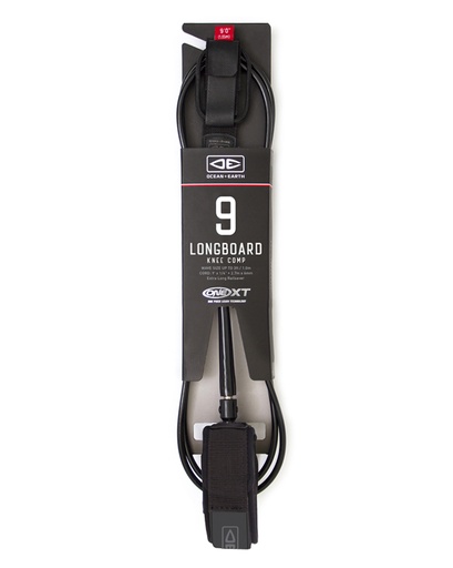 ONE LONGBOARD KNEE COMP XT 9'0" ONE PIECE LEASH