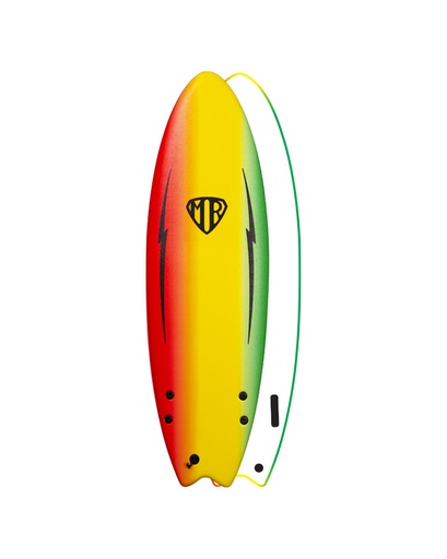 ONE 6'0" MR SPRAY EZI RIDER TWIN FIN