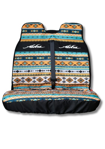 [ALSEATFR2PRBLU] ALOHA DOUBLE SEAT COVER BLUEPRINT