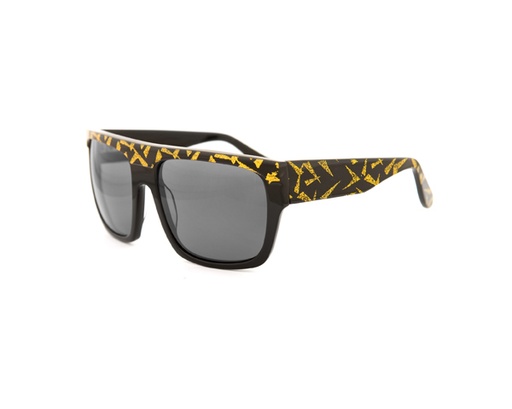 [SV34-10012-29S] SABRE MADNESS BLACK/GOLD TRIANGLE CLEAR LENS 29S